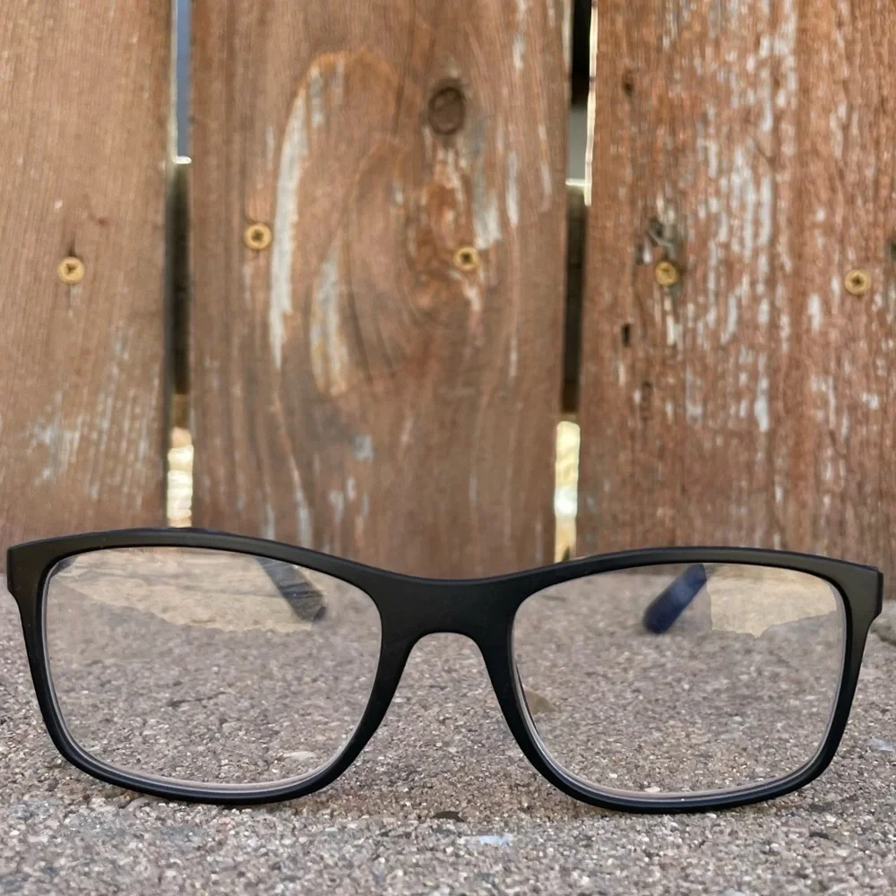 JONES NEW YORK Blue Gray Black Eyeglass Readers Frames 53 18‎ 138 +2.00